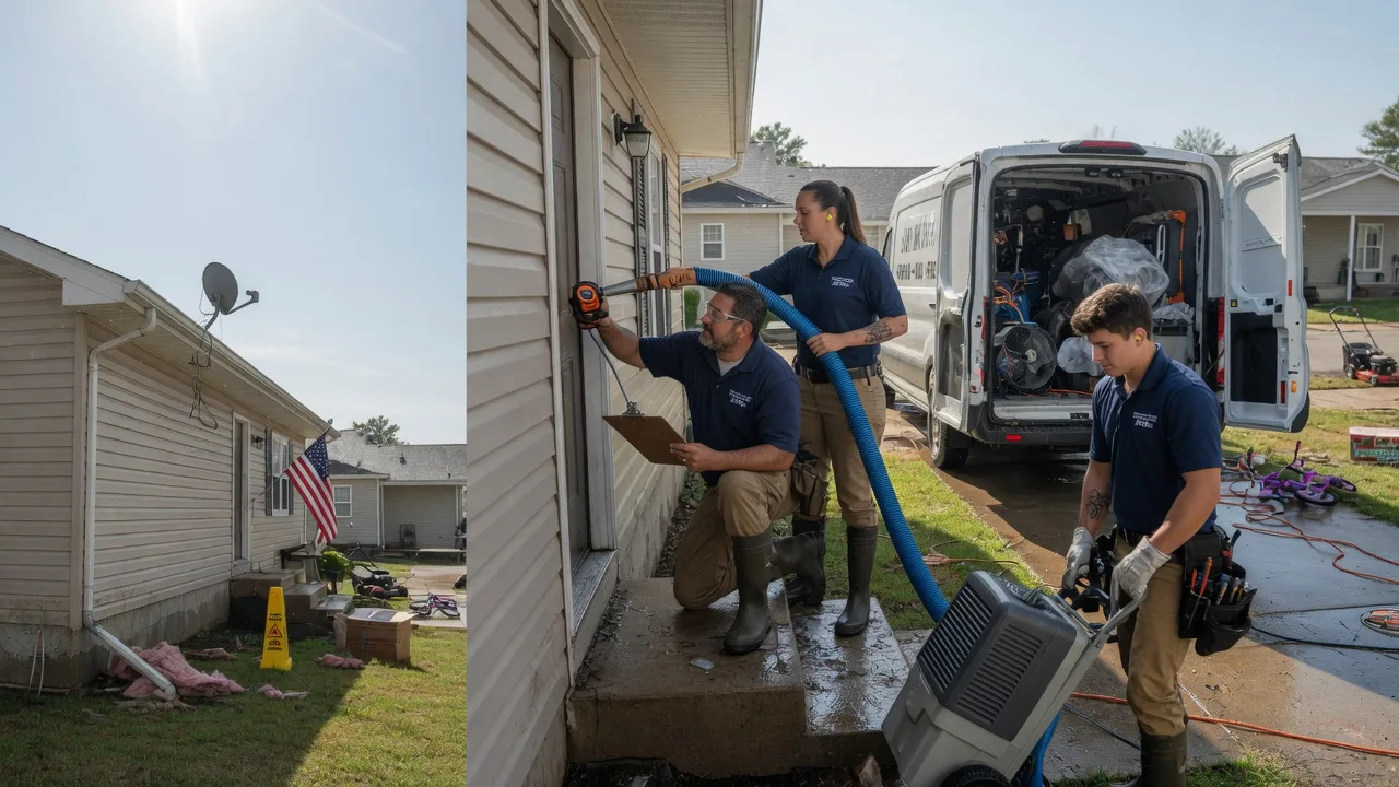 Ceiling Water Damage Restoration in Batson, TX near me